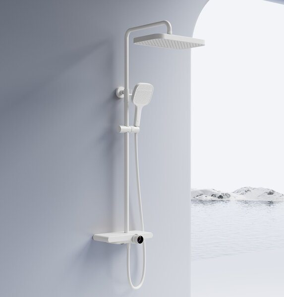 Shower set REA Bari White