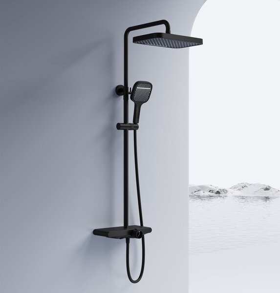 Shower set REA Bari Black