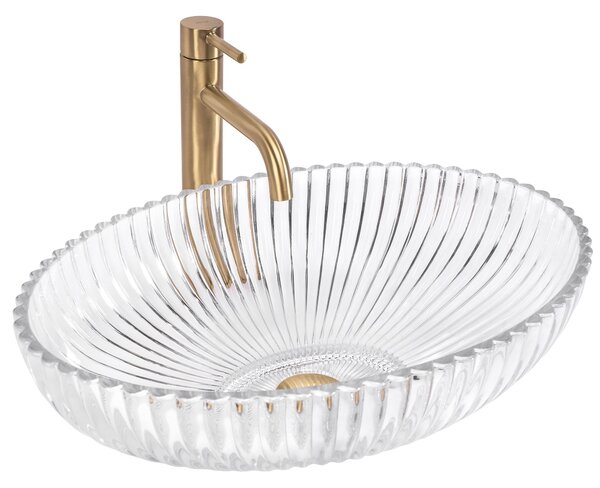 Countertop washbasin Rea Nicole Transparent