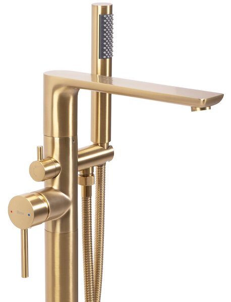 Free-standing faucet Rea Flores Gold Brush
