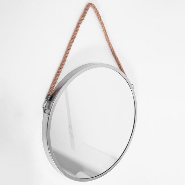 Mirror On Strap 40CM silver KLMH-0410S-1