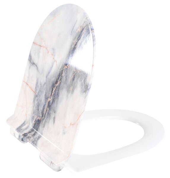 Toilet seat CARLO GRANIT SHINY DUROPLAST SLIM