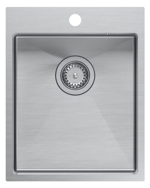 Stainless steel sink RUSSEL 90 BRUSH NICKEL