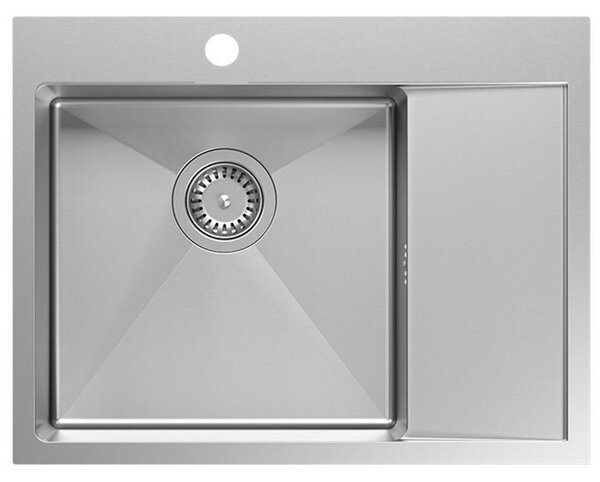 Stainless steel sink RUSSEL 116 BRUSH NICKEL