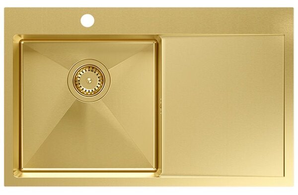 Stainless steel sink RUSSEL 111 Gold