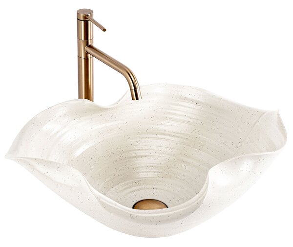 Ceramic Countertop Basin REA HM-02 Handmade ART