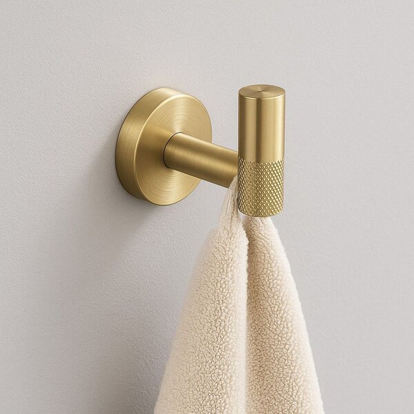 Bathroom hanger 6606 Modern Brush Gold