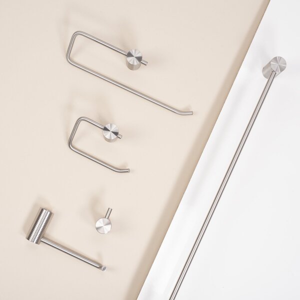 Toilet paper holder 9711 Prism Brush Nickle