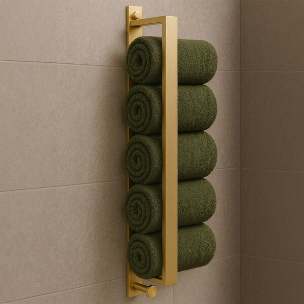 Bathroom hanger Brush Gold