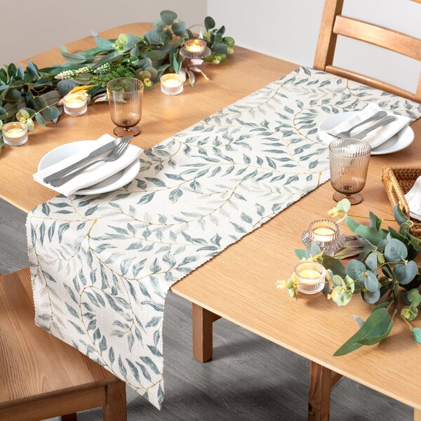 Vinea Indoor Outdoor Table 180cm x 35cm Runner Green