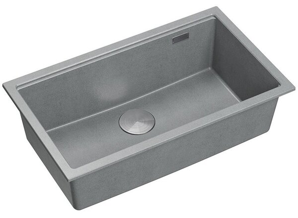 Granite sink Logan 110 Grey Metallic