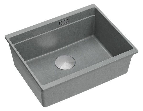 Granite sink Logan 100 Grey Metallic