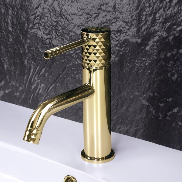 Bathroom faucet Rea Lungo Diamond Gold