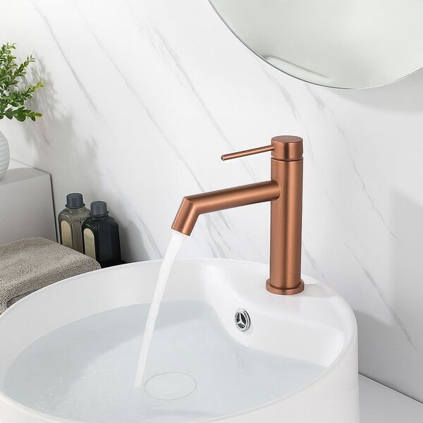 Bathroom faucet Rea FOSS Brush Copper Low