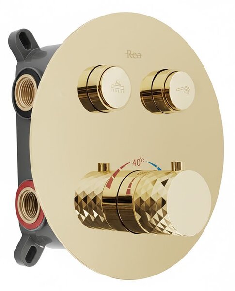 Shower system Rea Lungo Diamond Gold + BOX