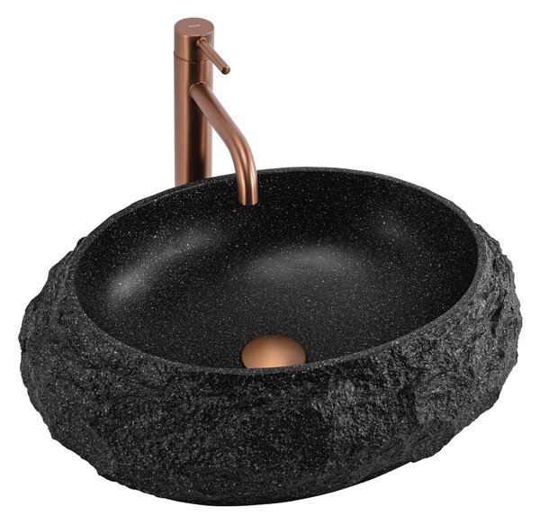 Countertop Basin Rea Mika Black