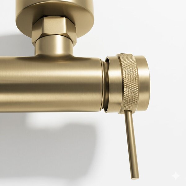 Bathroom faucet REA Lungo Grip Brush Gold