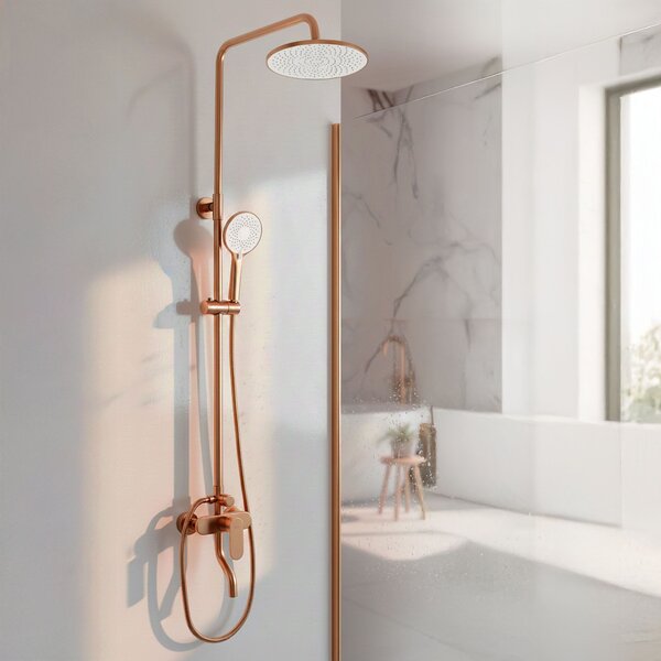 Shower set REA DROP Brush Copper