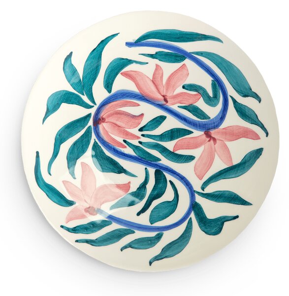 Mateus Flowers Water Lilies plate Ø20 cm White