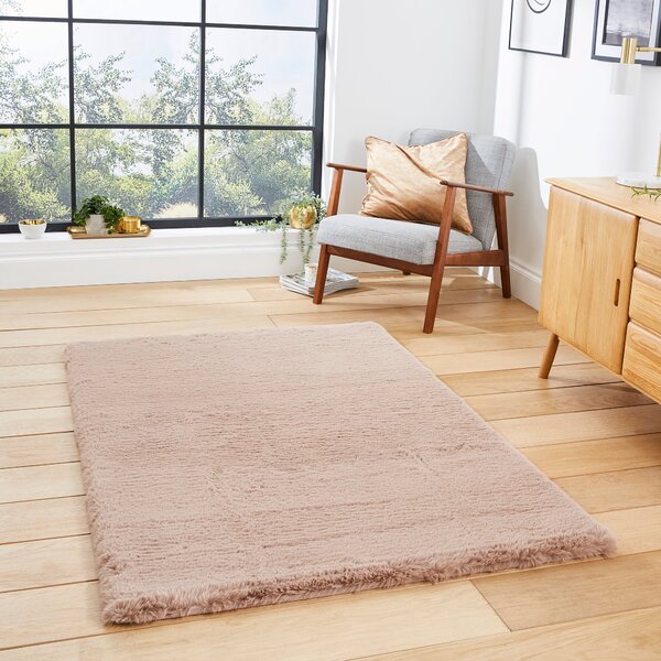 Super Teddy Rectangle Rug Brown