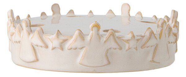 Bloomingville Starry Advent candle holder White