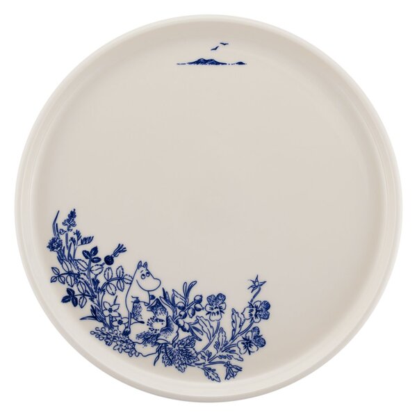 Arabia Moomin Haru plate Ø25 cm Blue-white