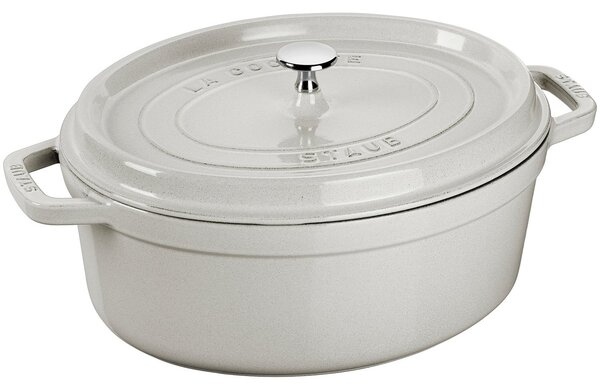 STAUB Staub White Truffle casserole oval 8 l