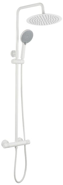 Shower set without spout with thermostat Rea Lungo White