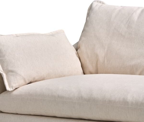 Sefton Sofa in House Linen Natural, Sofa - Andrew Martin Cotton