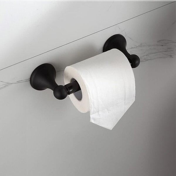 Toilet paper holder 332869A RETRO BLACK