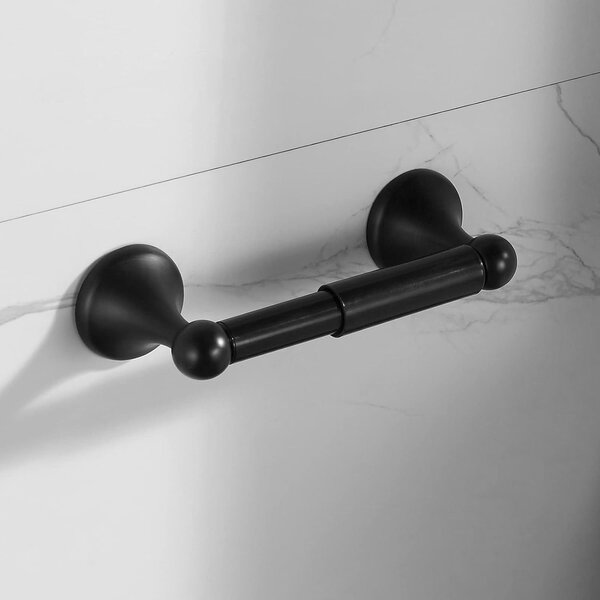 Toilet paper holder 332869A RETRO BLACK