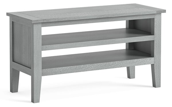 Elise Acacia Wooden Small TV Unit in Black of Grey | Roseland Furniture