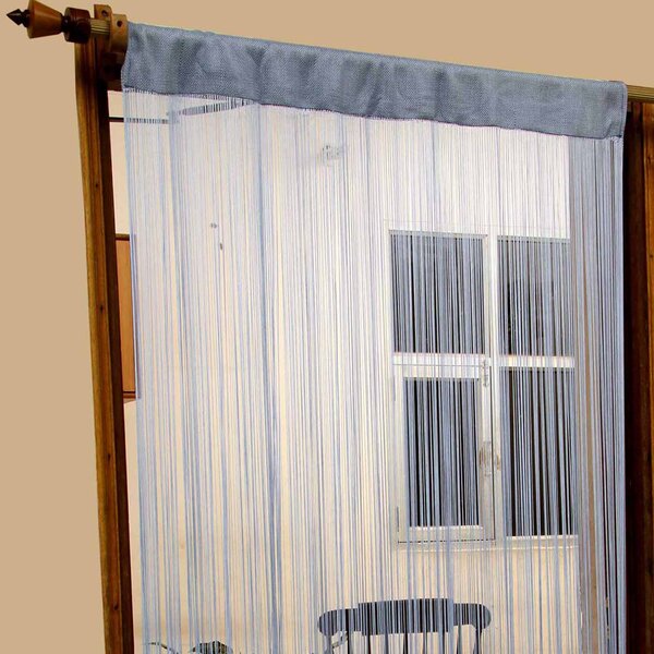 Homescapes Polyester String Curtain Blue