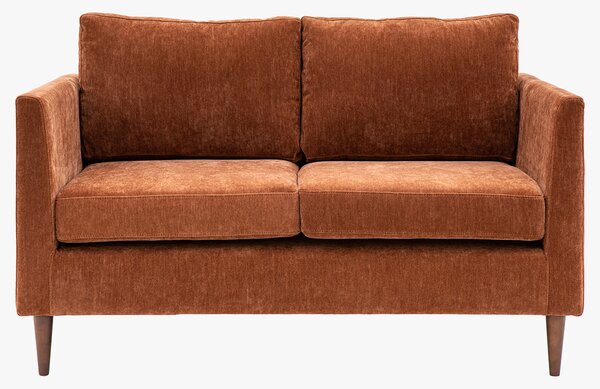 Sloucher 2 Seater Sofa in Rust
