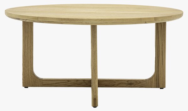 Whittle Round Coffee Table in Natural