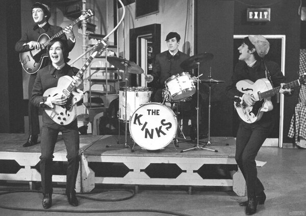 Poster Kinks - Ready Steady Go! 1965, (84 x 59.4 cm)