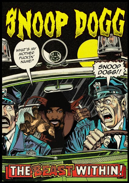 Art Poster Dangerous Dogg, Ads Libitum / David Redon, (30 x 40 cm)