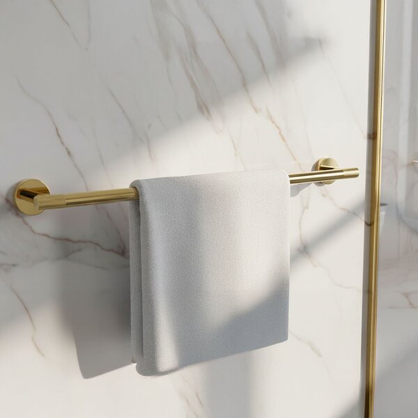 Bathroom Accessories Set GRID Gold 4 Pieces