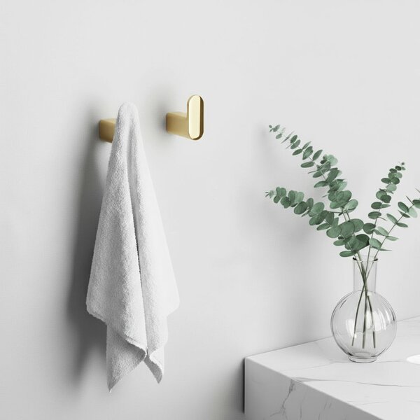 Bathroom Accessories Set Mati Gold 4 Pieces