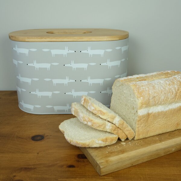 Scion Dexam Mr Fox Bread Bin Grey