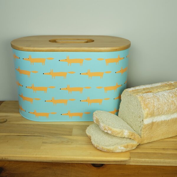 Scion Dexam Mr Fox Bread Bin Blue