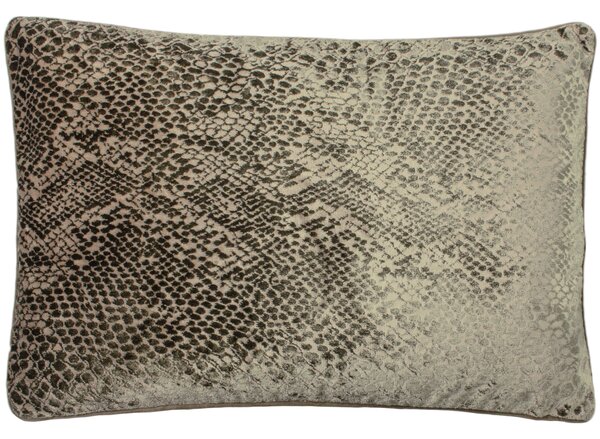 Paoletti Python Velvet Jacquard 40cm x 60cm Filled Boudoir Champagne