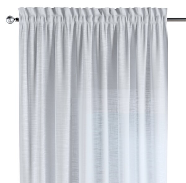 Slot and frill curtain