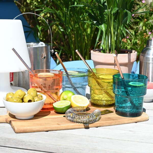 Riviera Set of 4 Stacking Tumblers MultiColoured
