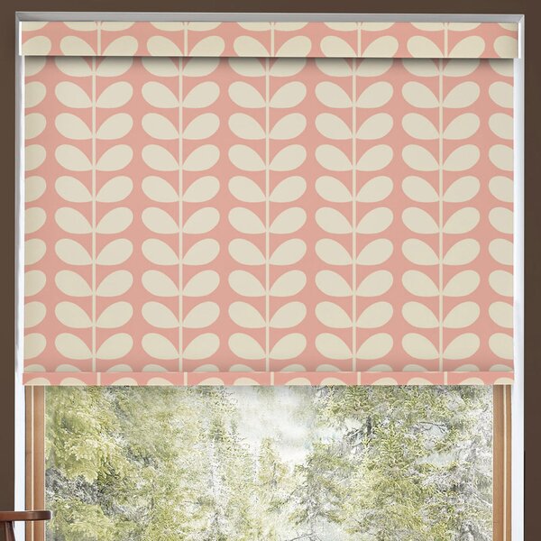 Orla Kiely Solid Stem Translucent Made to Measure Roller Blind Pink