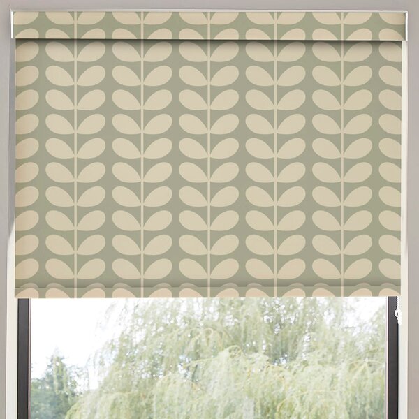 Orla Kiely Solid Stem Translucent Made to Measure Roller Blind Pebble