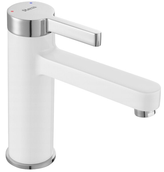 Bathroom faucet REA Polo White Chrom Low