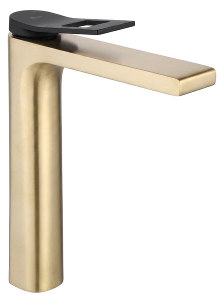 Bathroom faucet REA Soul Gold mat black High