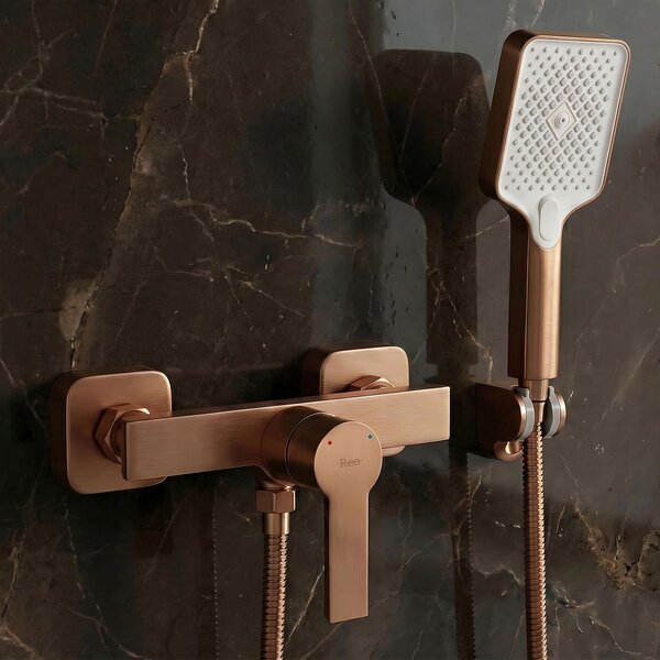 Shower handset REA JS-031 BRUSH COPPER
