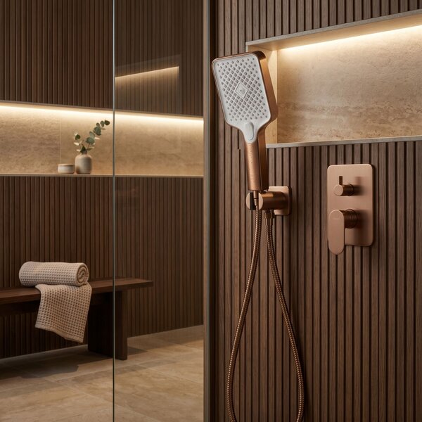 Shower handset REA JS-031 BRUSH COPPER
